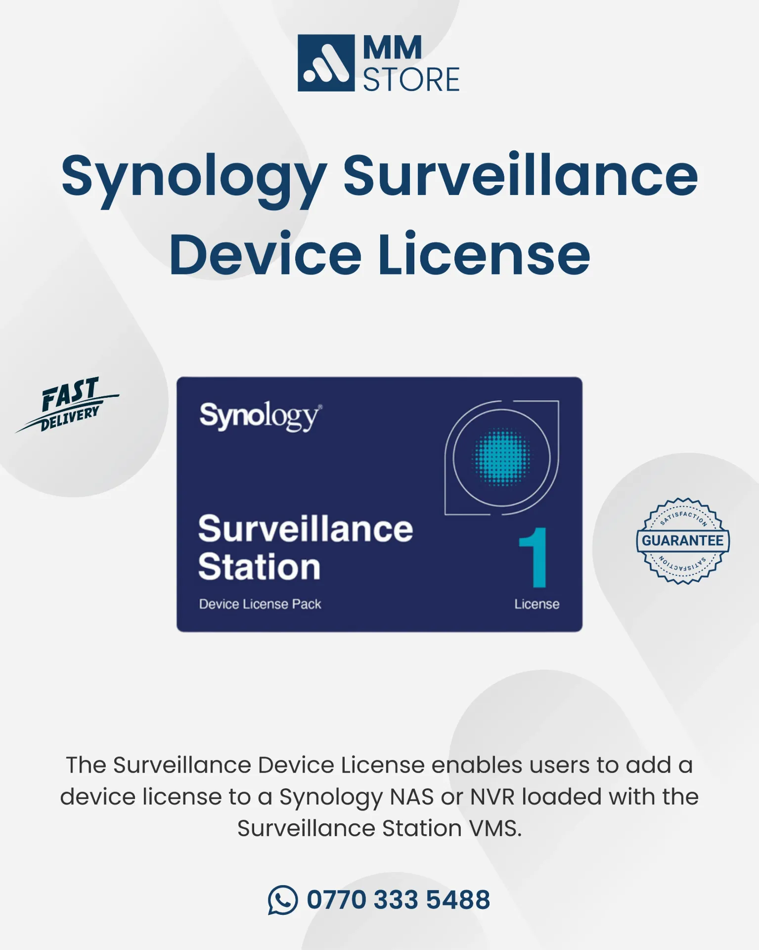 Synology Surveillance Device License
