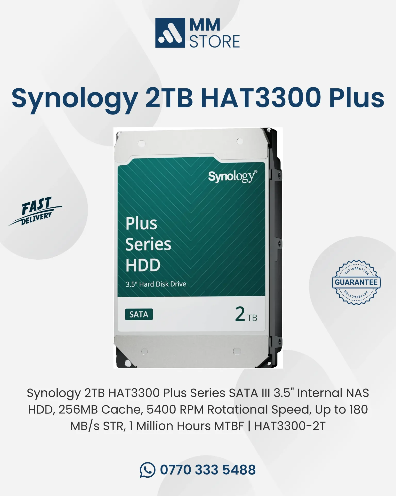 Synology 2TB HAT3300 Plus