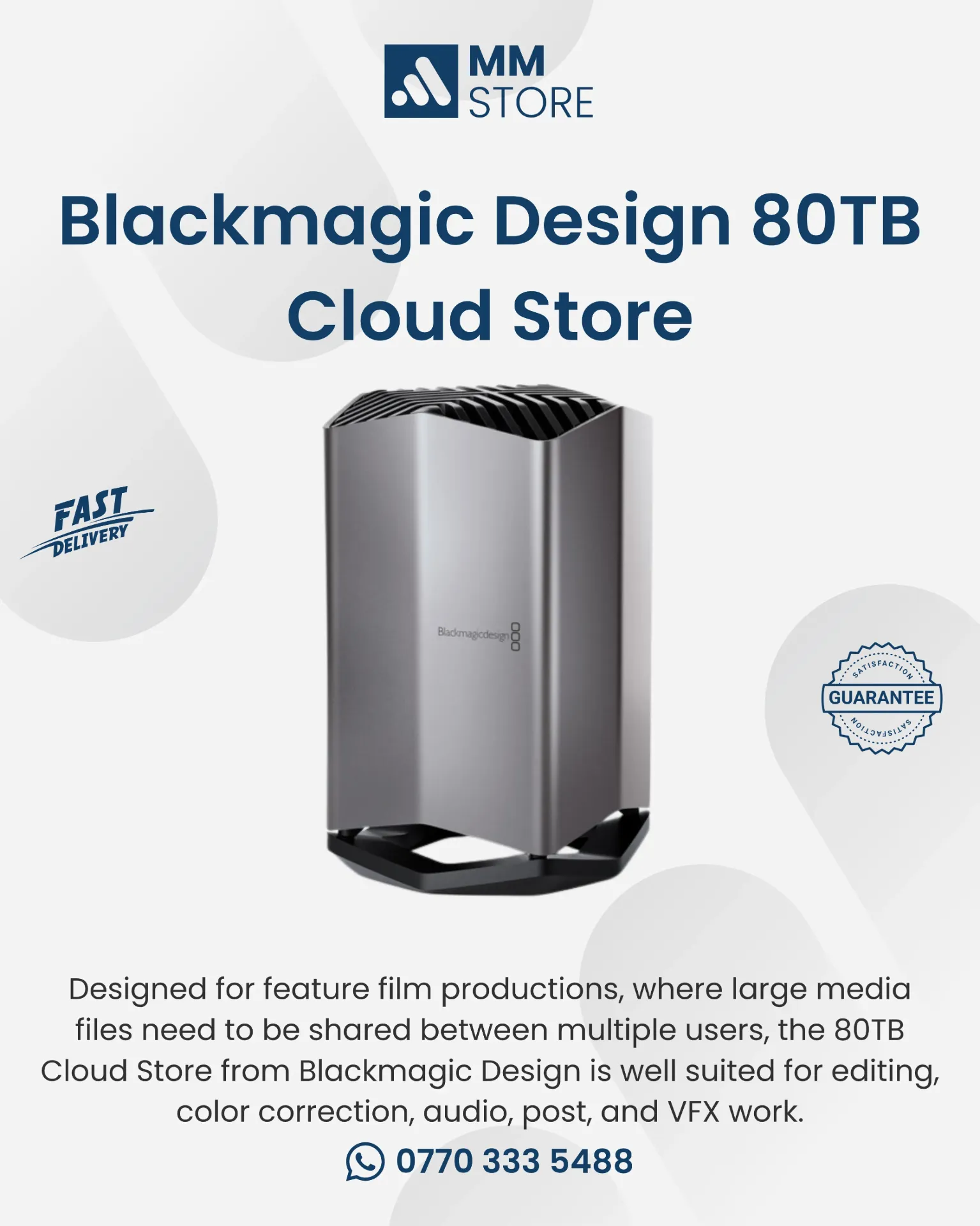 Blackmagic Design 80TB Cloud Store