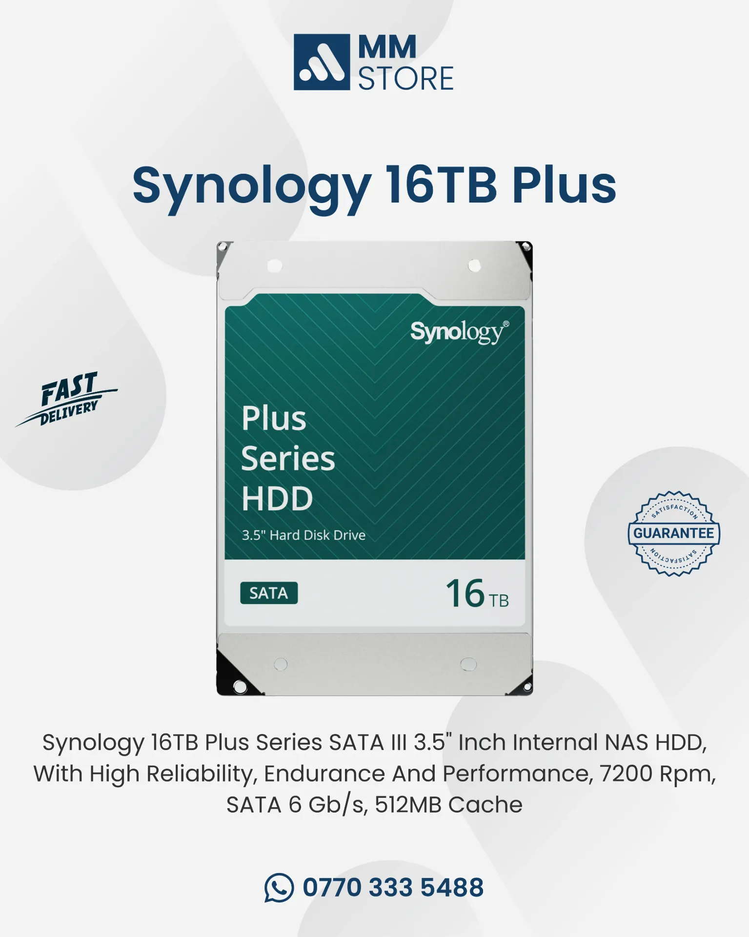 Synology 16TB Plus HAT3310-16T