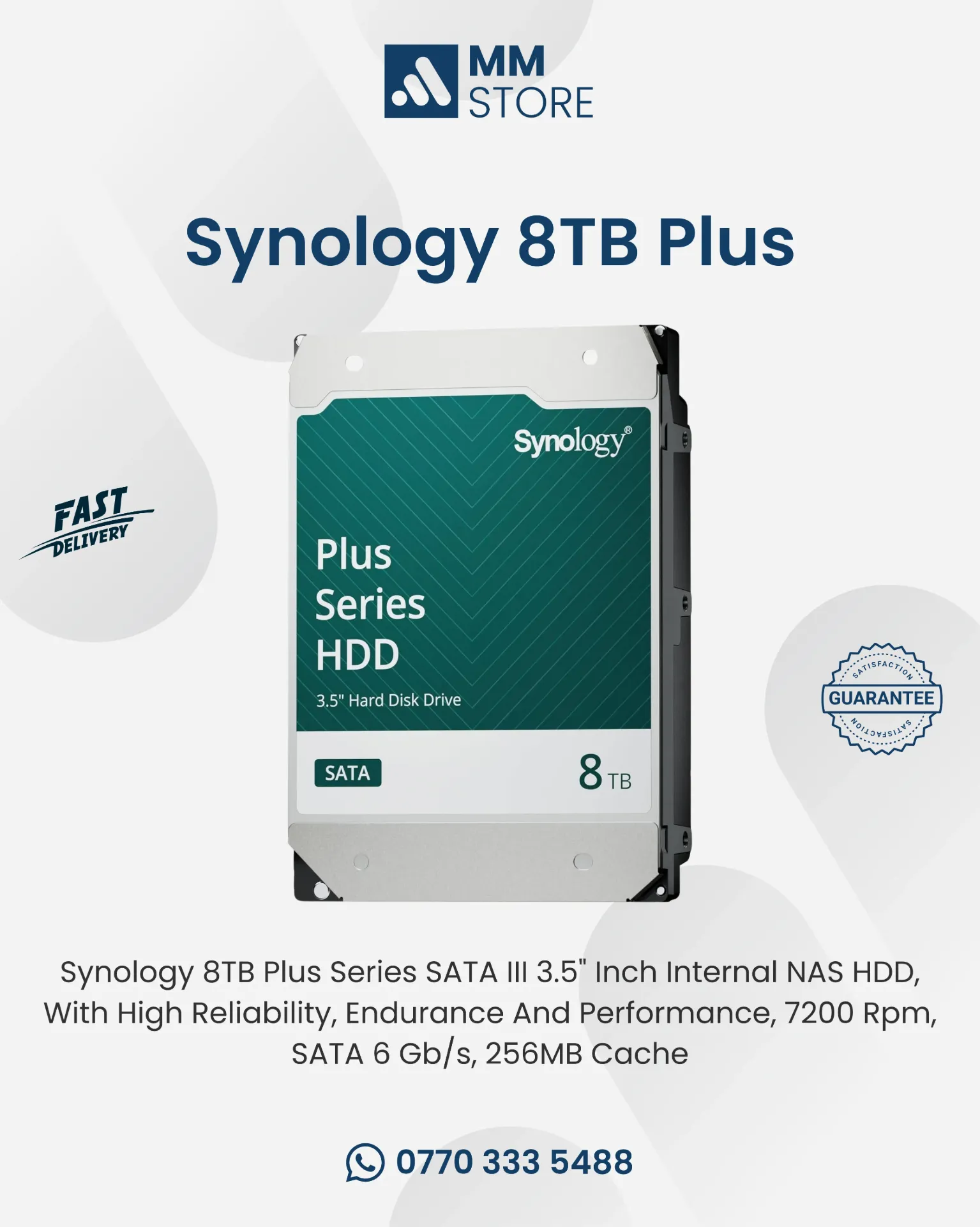 Synology 8TB Plus HAT3310-8T