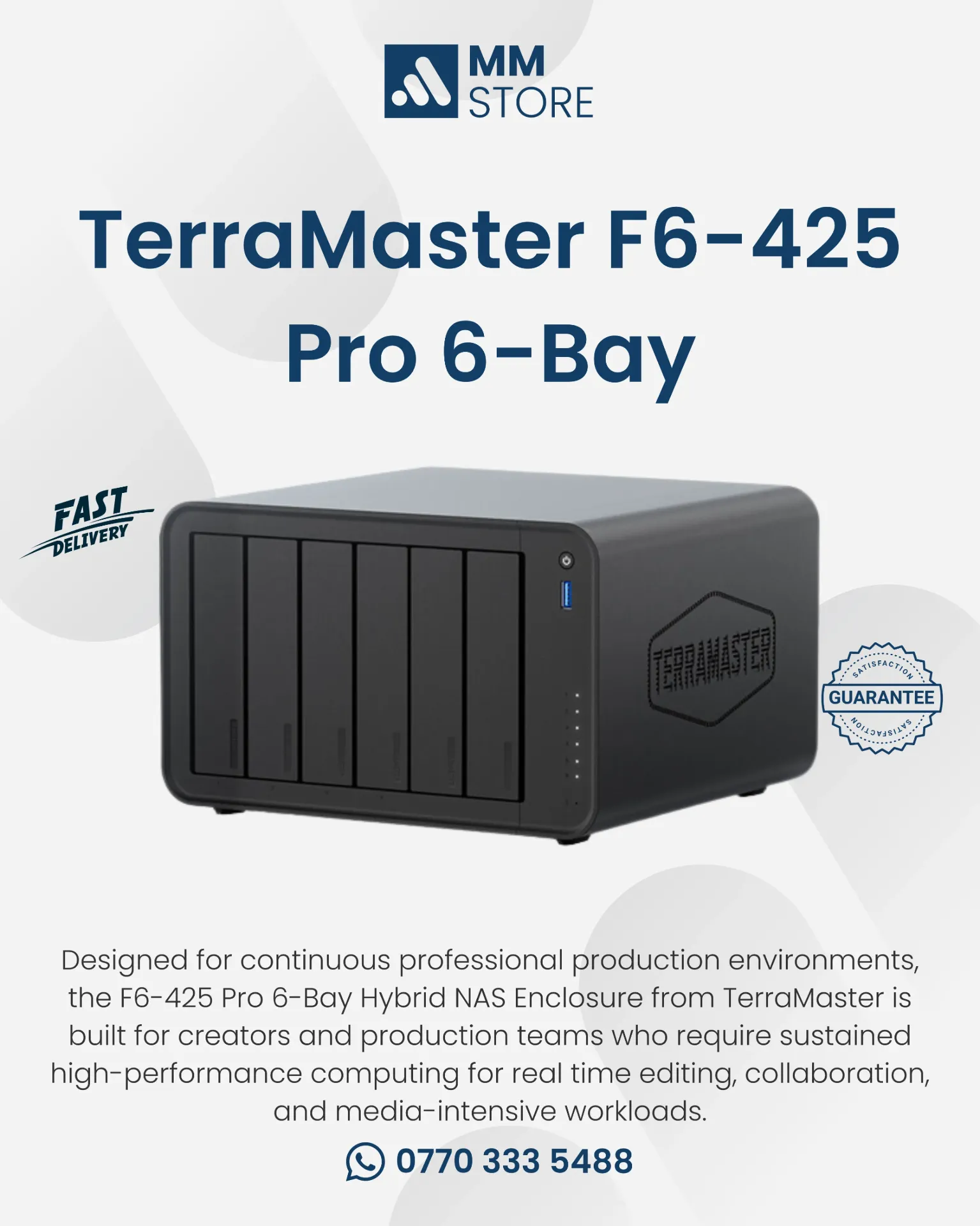 TerraMaster F6-425 Pro 6-Bay NAS Enclosure