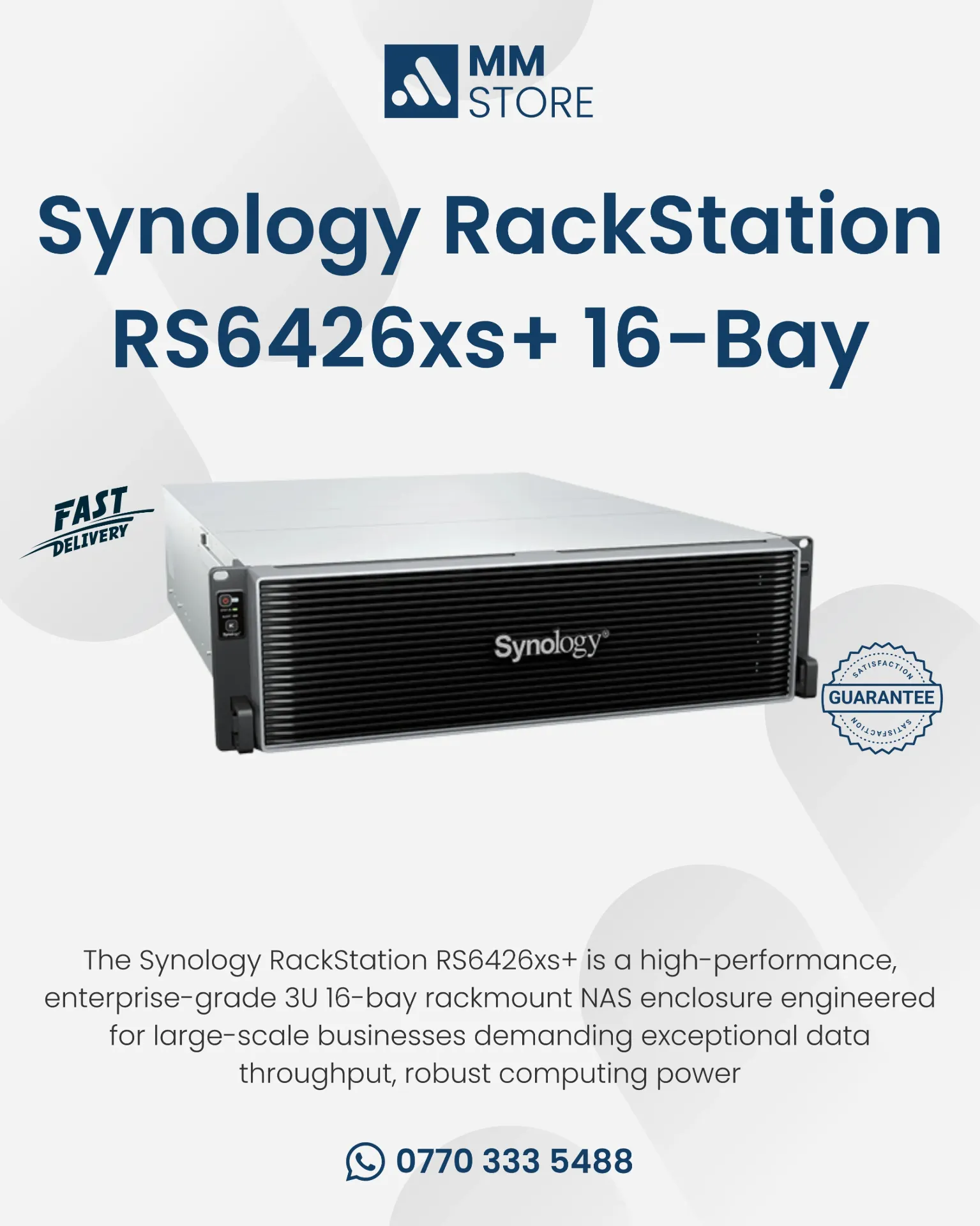Synology RS6426xs+ 16 Bay