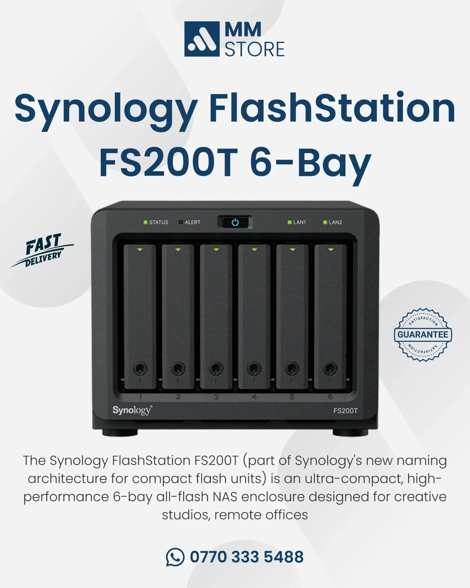 Synology FlashStation FS200T 6-Bay
