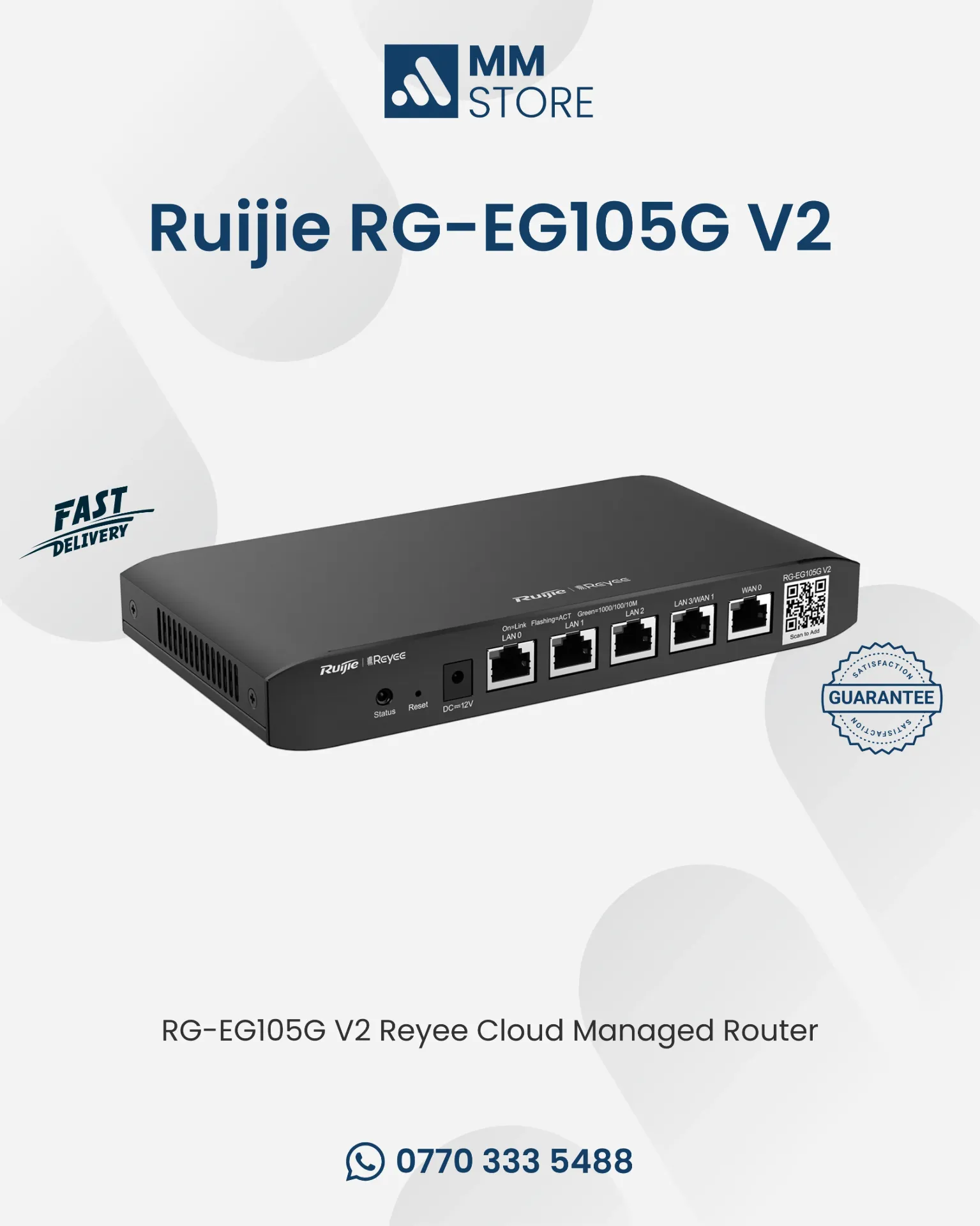 RG-EG105G V2 Reyee Cloud Managed Router