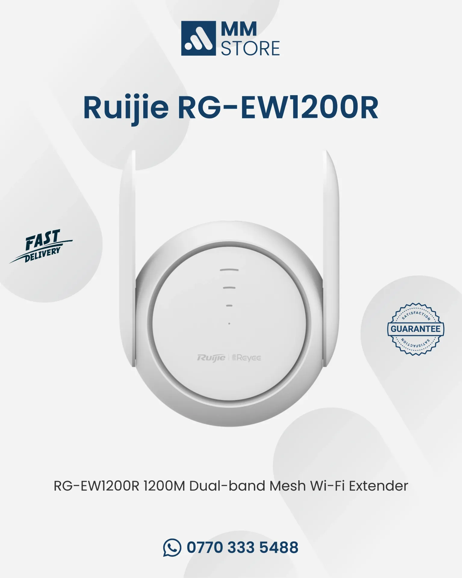 RG-EW1200R 1200M Dual-band Mesh Wi-Fi Extender