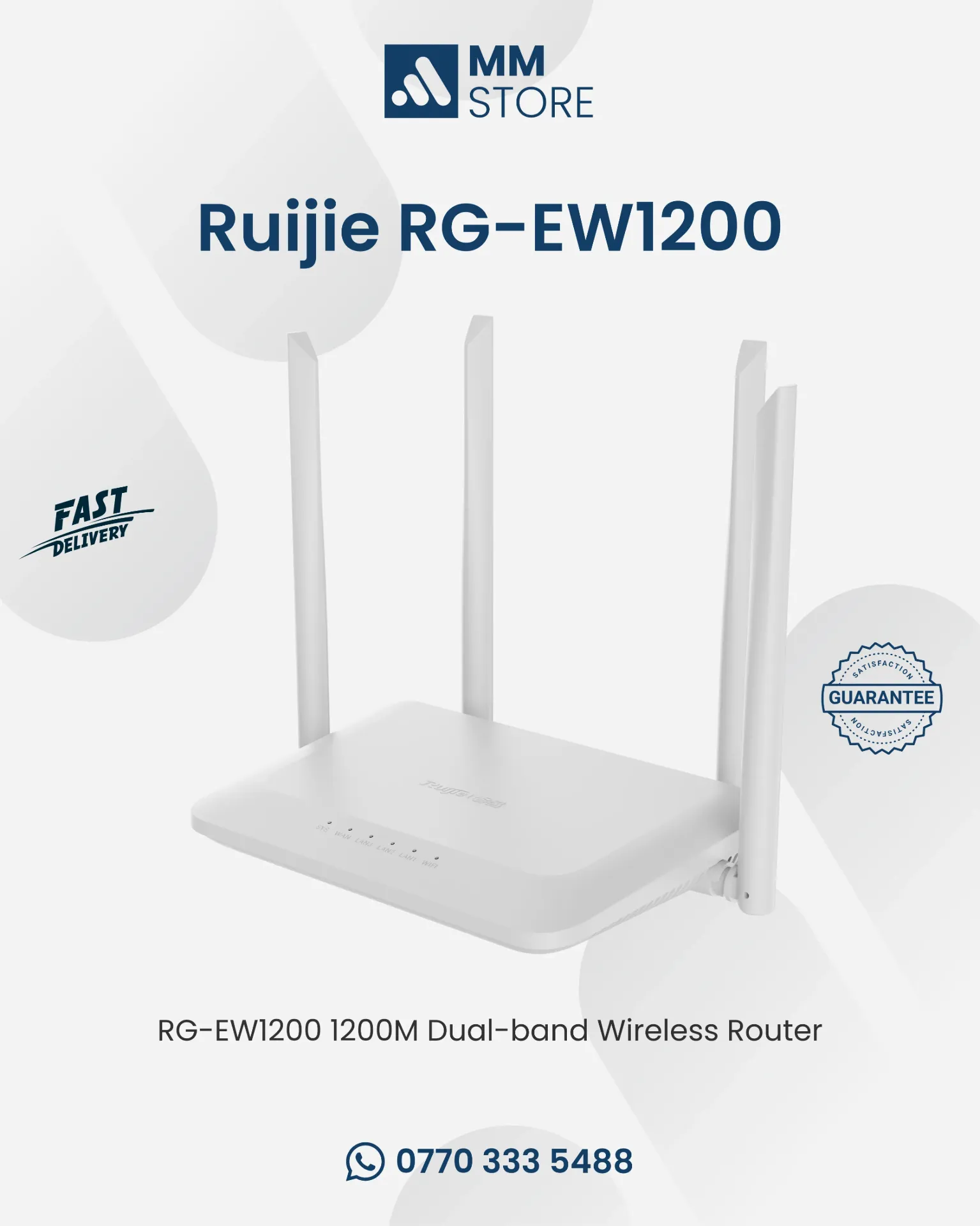 RG-EW1200 1200M Dual-band Wireless Router